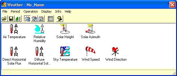 Weather screen